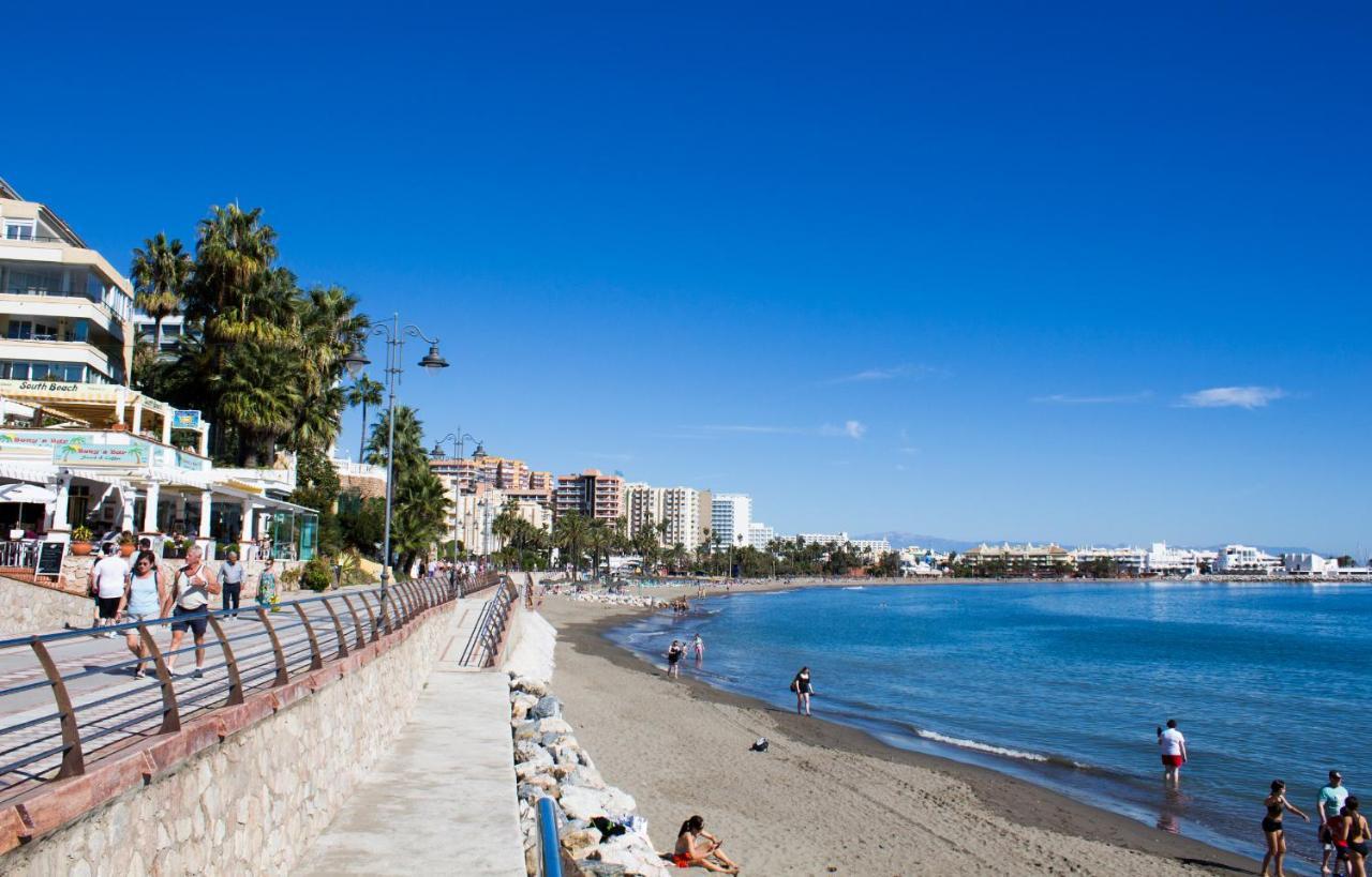 Benal Beach Suite, Parque Acuatico Y Vistas Al Mar Benalmadena Bagian luar foto